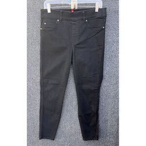 SPANX EveryWear Ankle Skinny Jeans‎ Pull-On Black Size Small Stretch Shaping